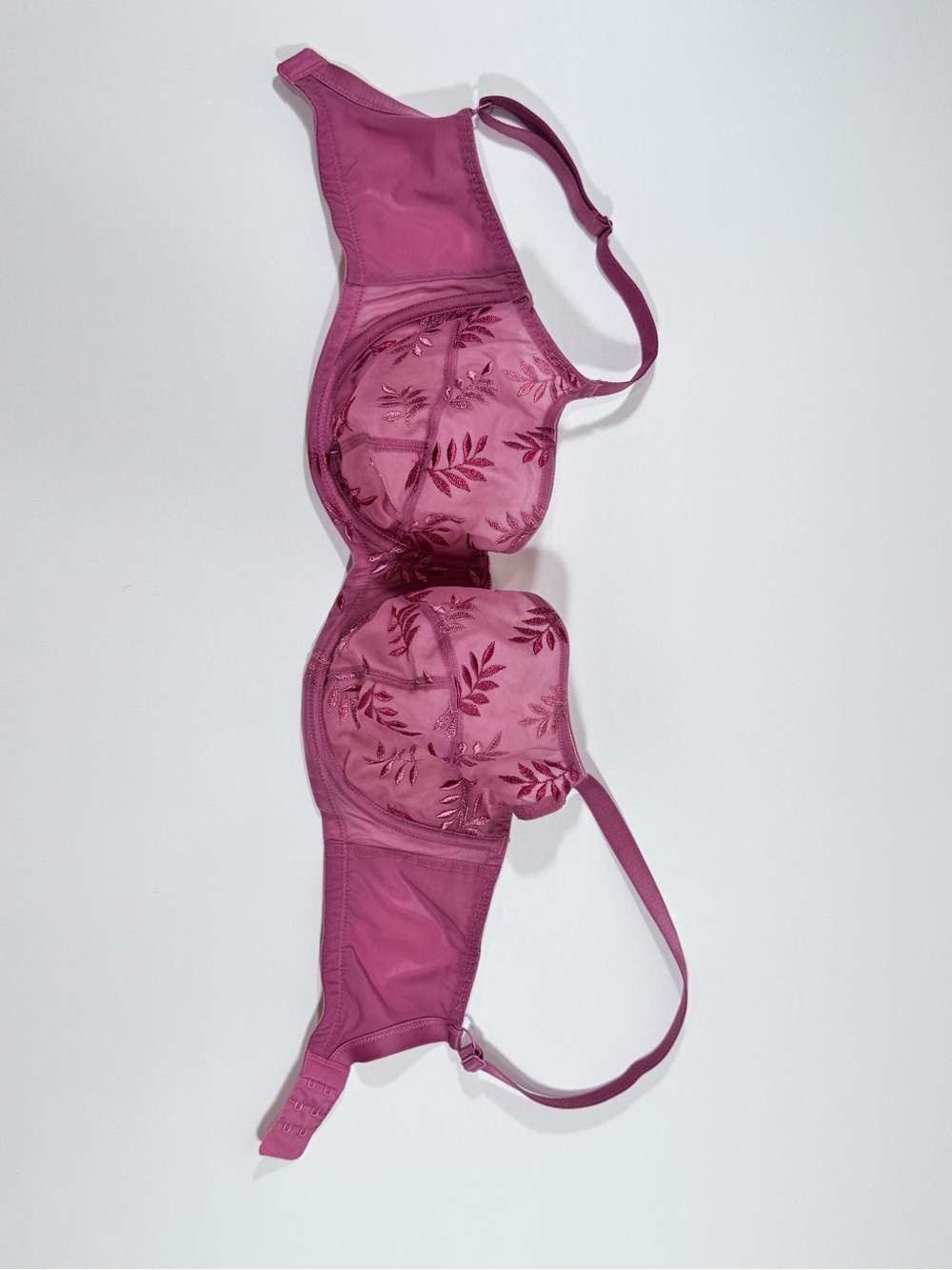 ⁠Panache Tango Underwire Balconette Bra 9071 Pink Coquette Balletcore Size 34F⁠ - Picture 5 of 7